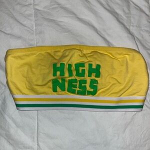 Juicy Couture Yellow and Green Bandeau